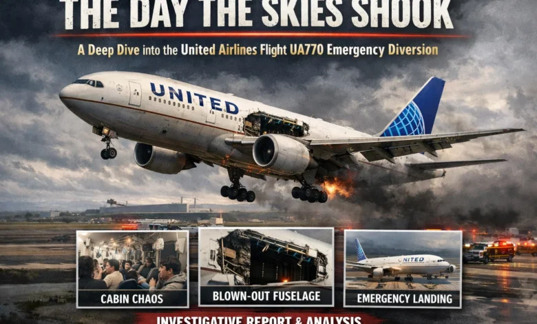 United Airlines Flight UA770 Emergency Diversion