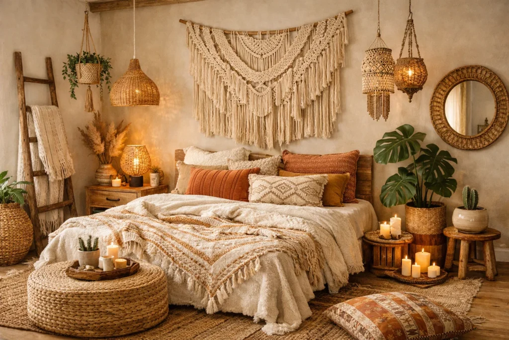 Boho Bedroom Ideas: Effortlessly Weaving a Free-Spirited Sanctuary 2 task 01knc6g3yvefmbyvv2q3aq60qd 1775304733 img 1 1
